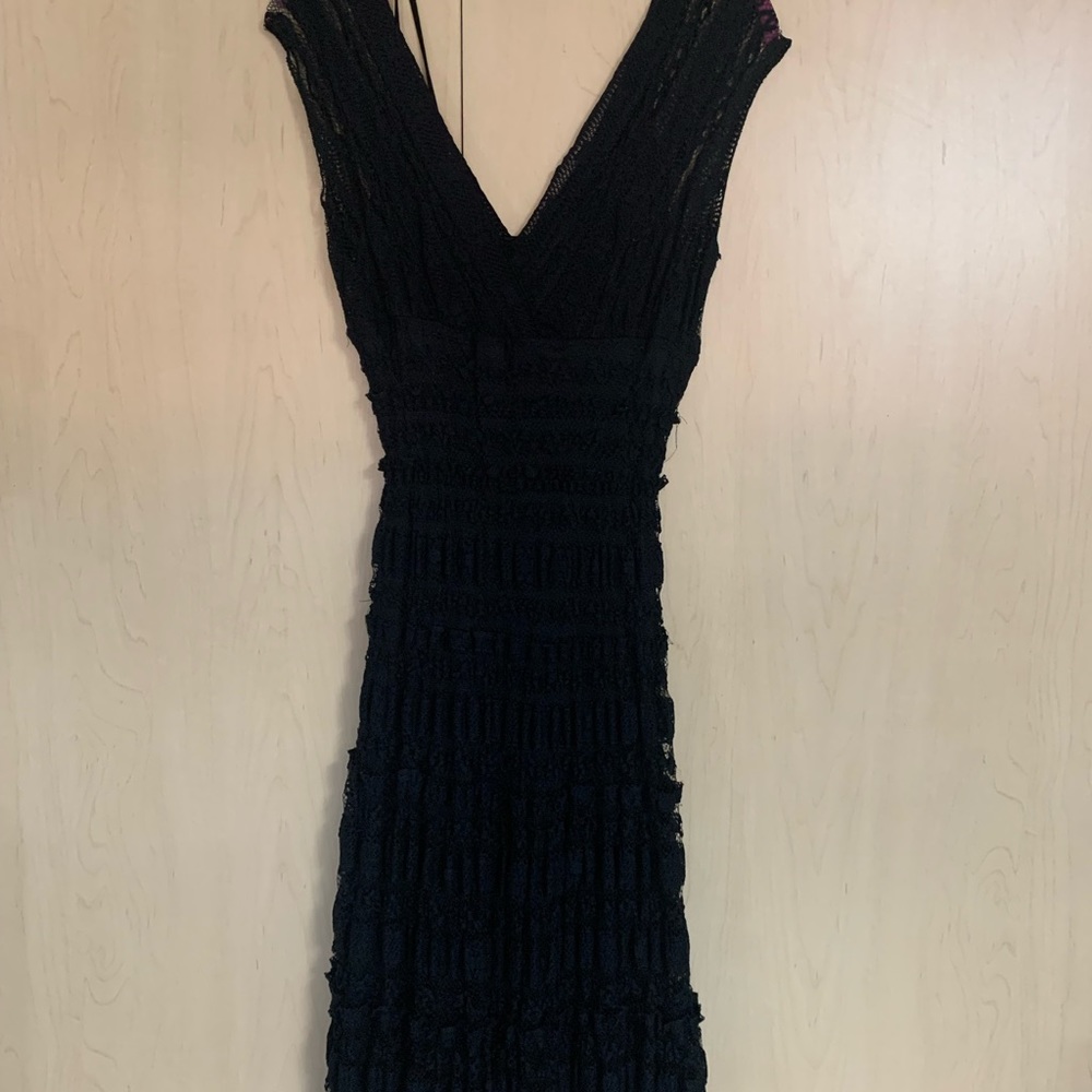 Black lace dress